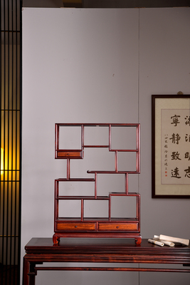 525小博古架巴里黄檀（老挝红酸枝）