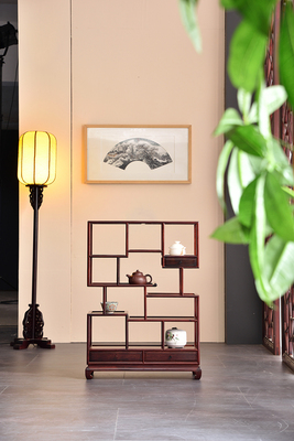 525三抽小博古架奥氏黄檀（缅甸酸枝木）