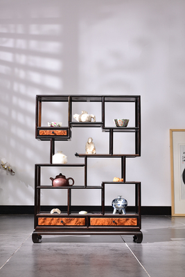 503嵌樱木博古架多宝阁