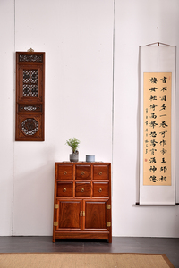 881百宝柜大果紫檀（缅甸花梨木）