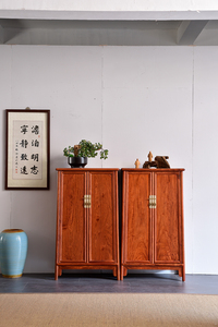 983中号圆角柜大果紫檀（缅甸花梨木）