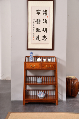 988茶水柜大果紫檀（缅甸花梨木）