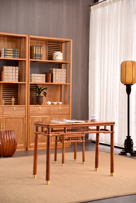 明式琴桌大果紫檀（缅甸花梨木）